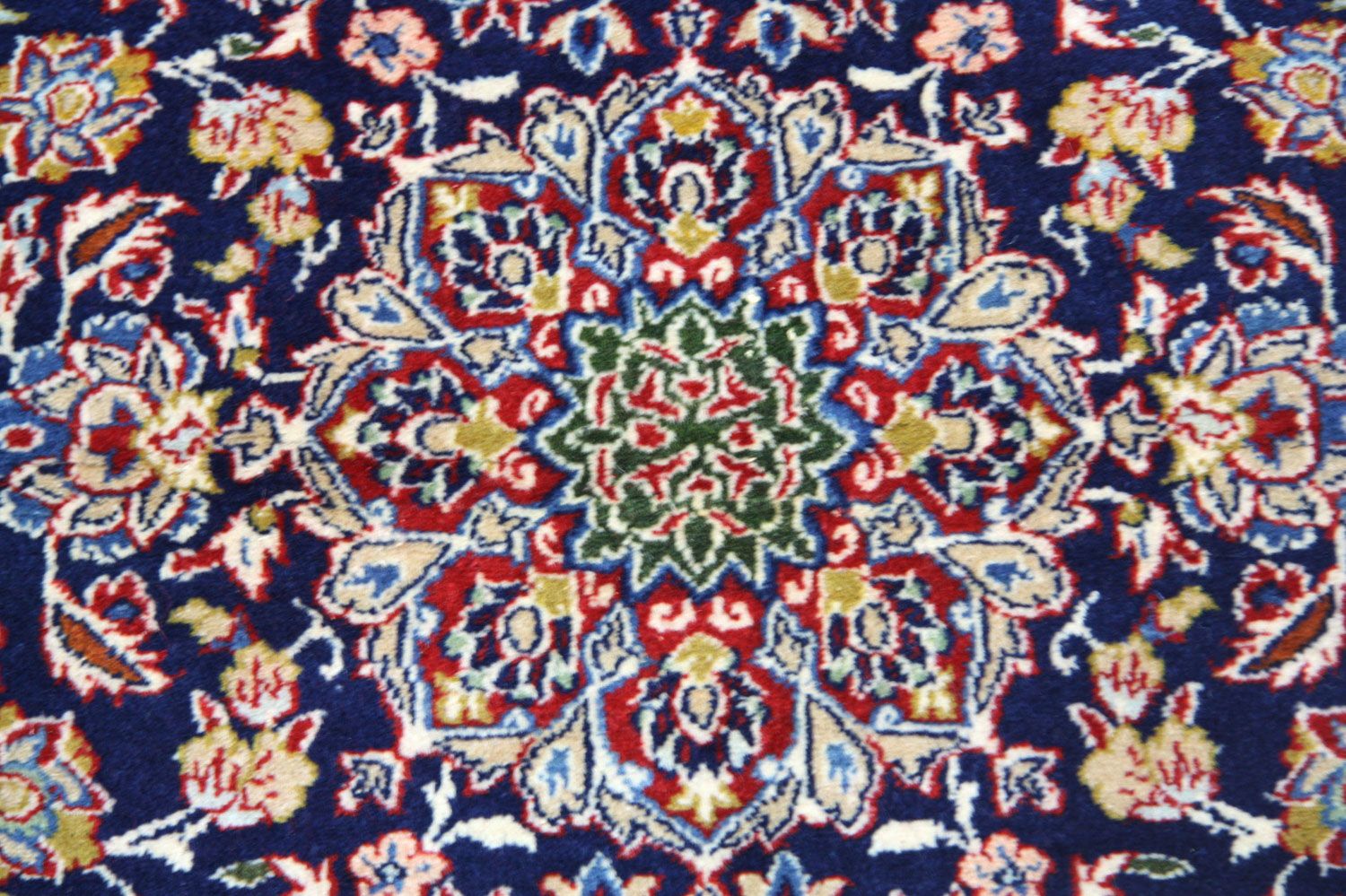 Tappeto Persero - Isfahan - Premio - 91 x 67 cm - blu