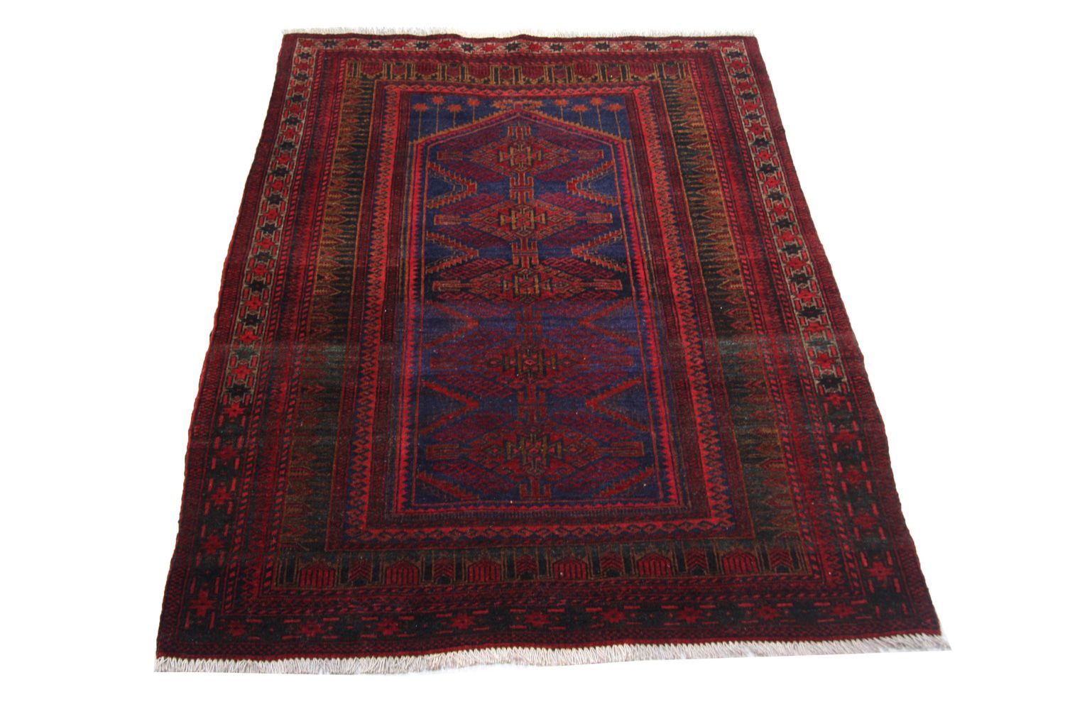 Tappeto Belutsch - 151 x 107 cm - blu