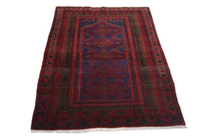 Tappeto Belutsch - 151 x 107 cm - blu