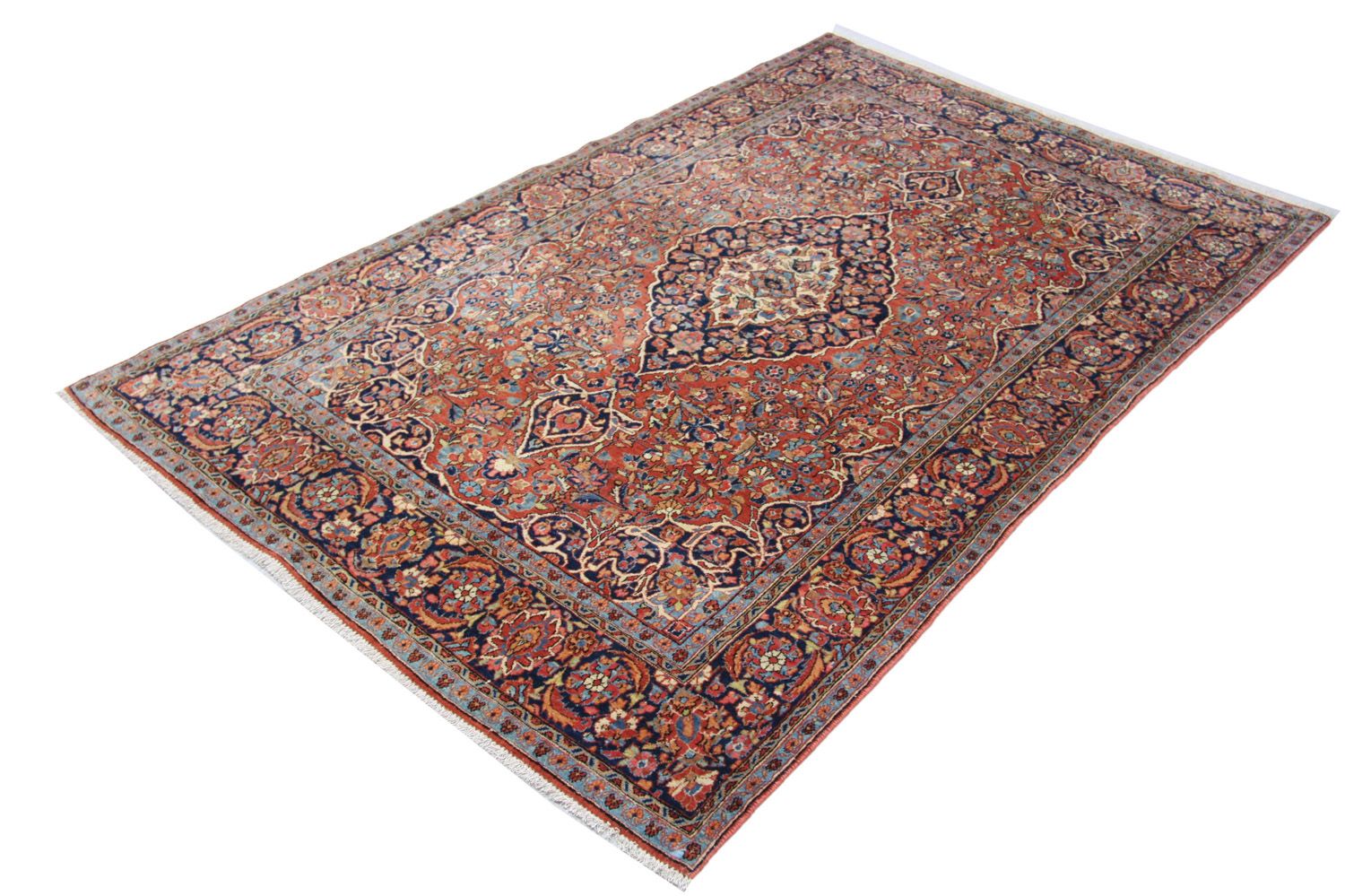Tappeto Persero - Keshan - 212 x 130 cm - marrone