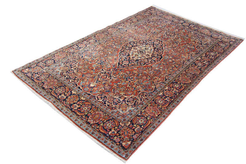 Tappeto Persero - Keshan - 212 x 130 cm - marrone