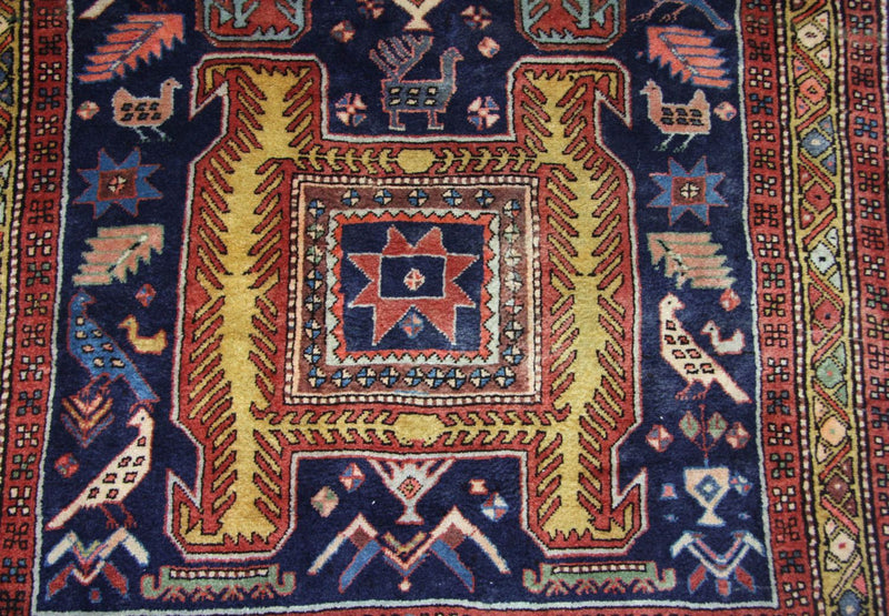 Tappeto corsia Tappeto Persero - Nomade - 182 x 124 cm - blu