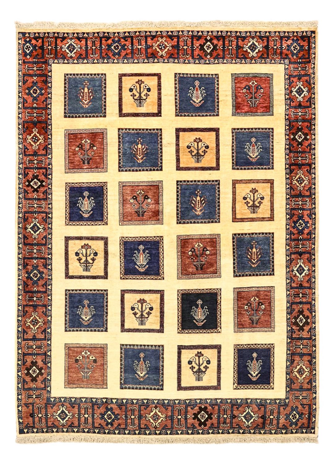 Tappeto Gabbeh - Kashkuli Persero - Reale - 205 x 152 cm - multicolore