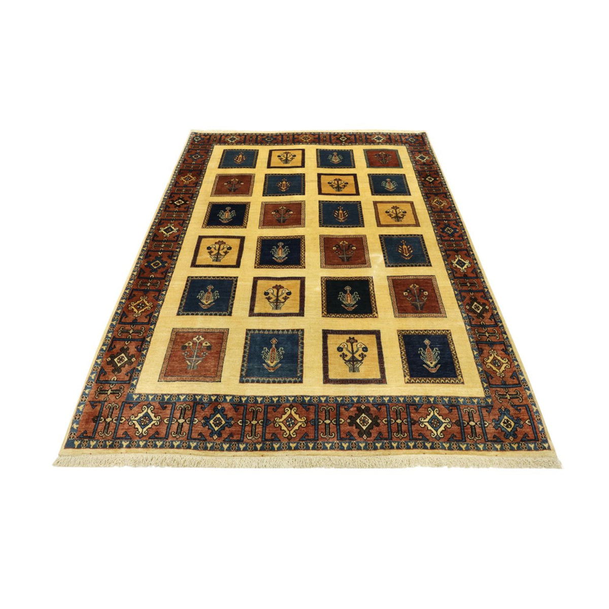 Tappeto Gabbeh - Kashkuli Persero - Reale - 205 x 152 cm - multicolore