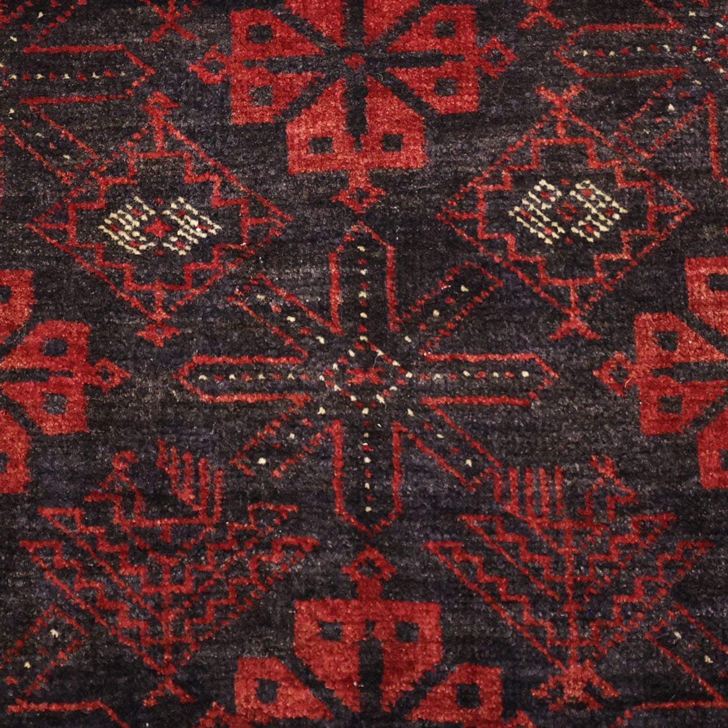 Tappeto corsia Tappeto Belutsch - 193 x 104 cm - rosso scuro