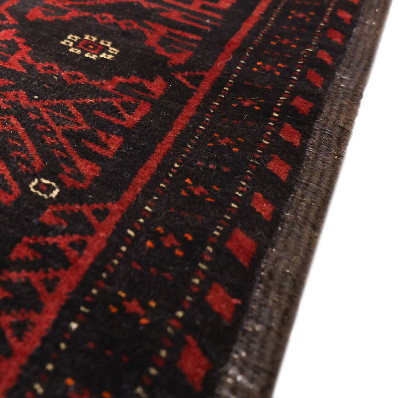 Tappeto corsia Tappeto Belutsch - 193 x 104 cm - rosso scuro