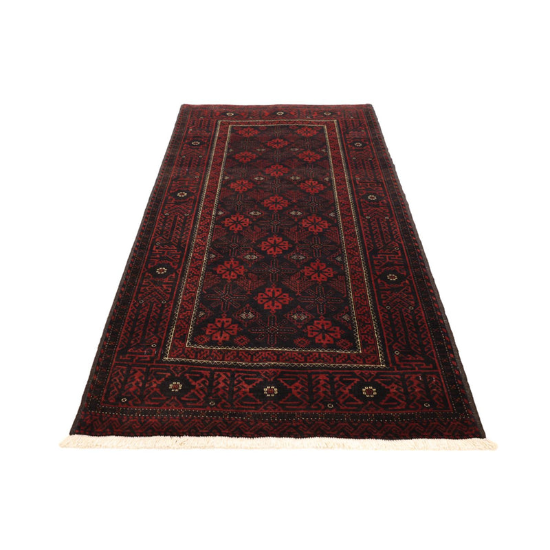 Tappeto corsia Tappeto Belutsch - 193 x 104 cm - rosso scuro