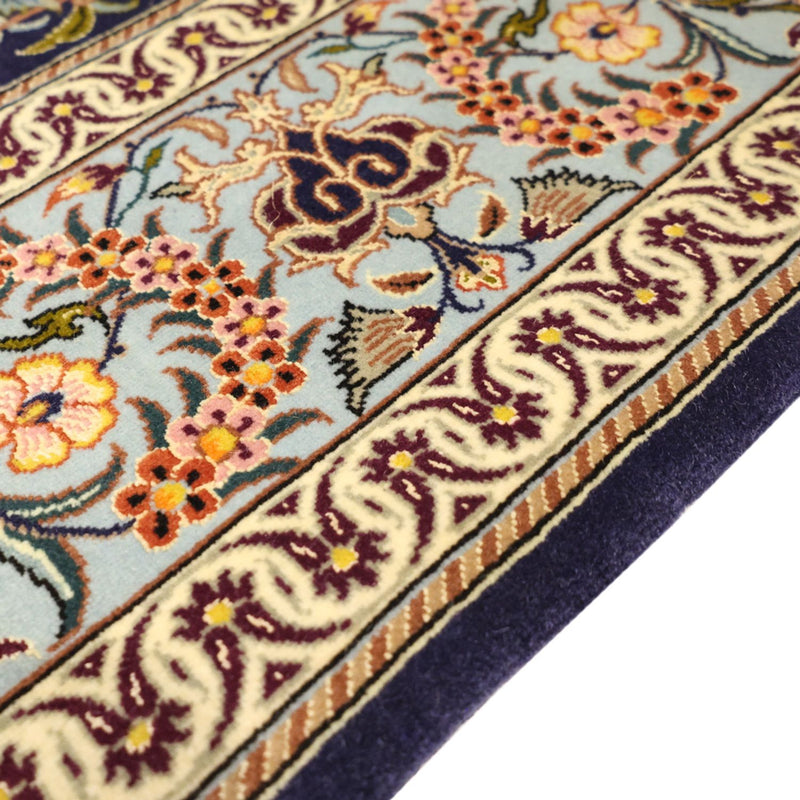 Tappeto Persero - Isfahan - Premio - Ordito di seta - 170 x 112 cm - beige scuro