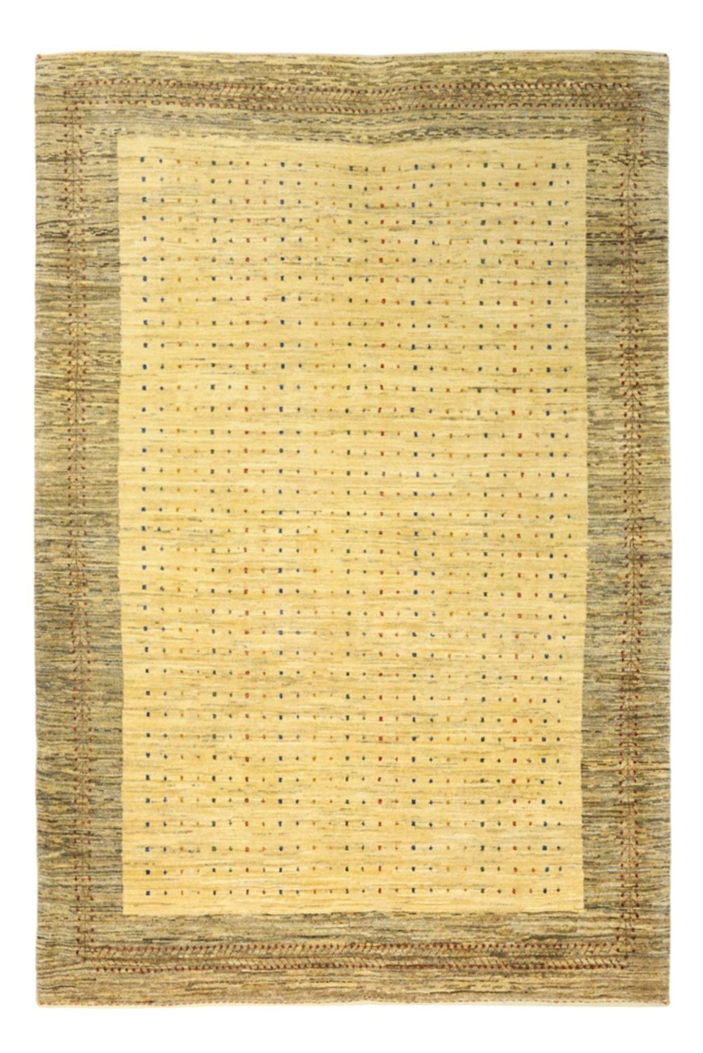 Tappeto Gabbeh - Kashkuli Persero - 174 x 115 cm - beige chiaro