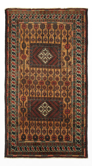 Tappeto corsia Tappeto Belutsch - 230 x 120 cm - marrone