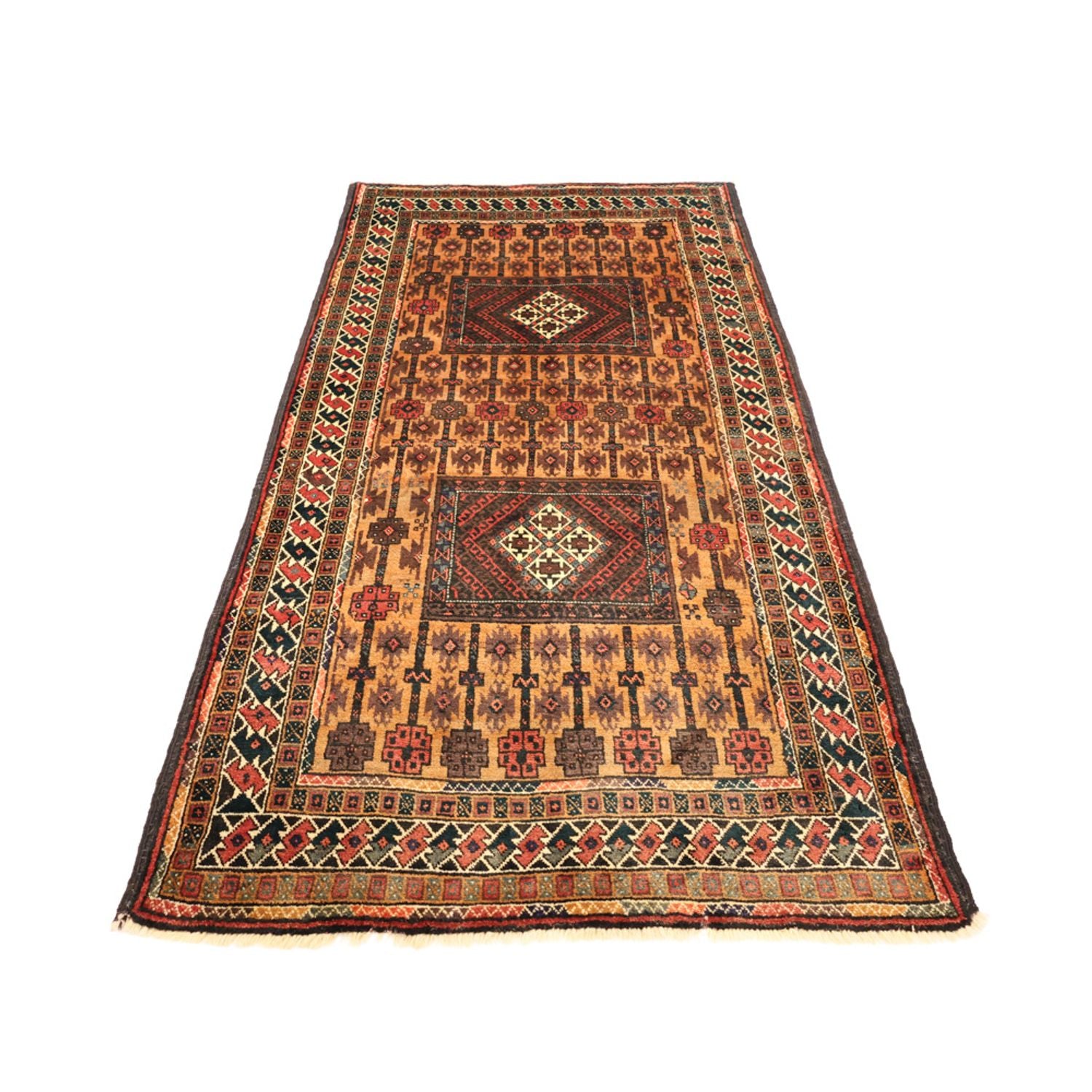 Tappeto corsia Tappeto Belutsch - 230 x 120 cm - marrone
