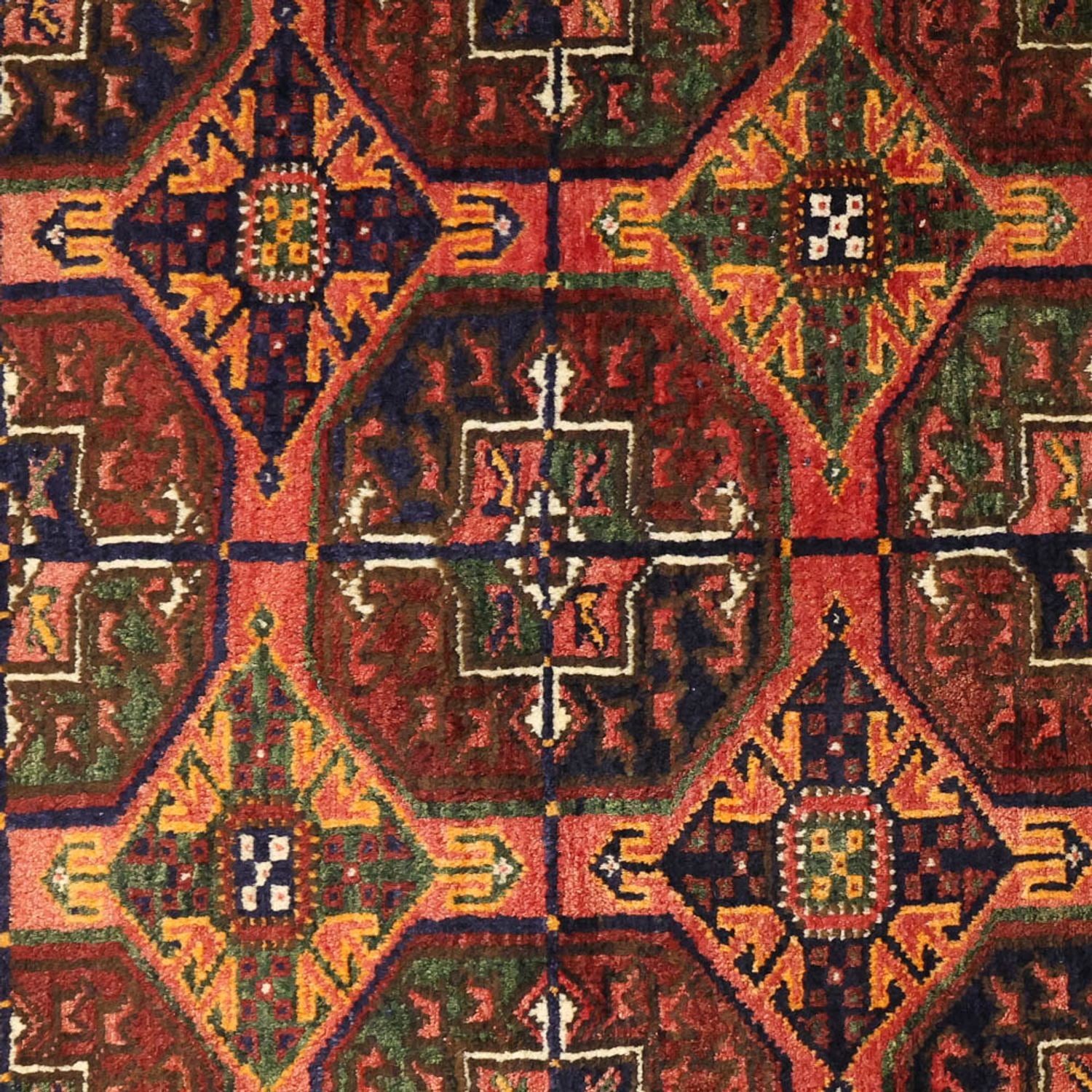Tappeto corsia Tappeto Belutsch - 254 x 117 cm - marrone