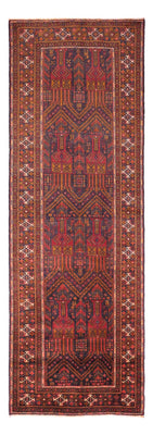 Tappeto corsia Tappeto Belutsch - 292 x 103 cm - rosso scuro