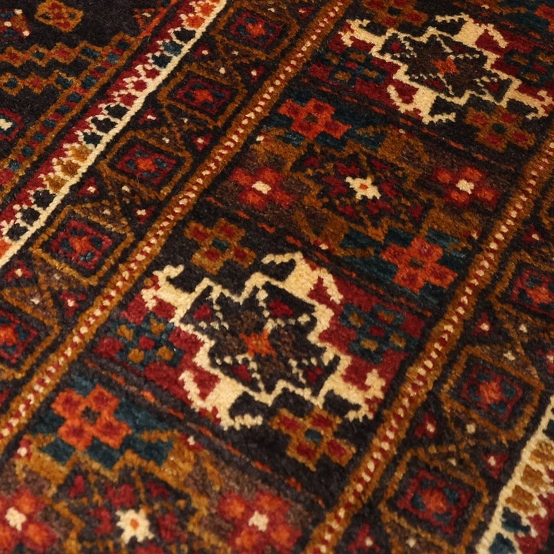 Tappeto corsia Tappeto Belutsch - 292 x 103 cm - rosso scuro
