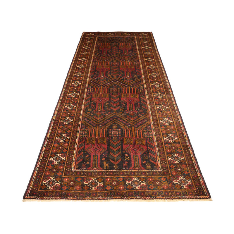 Tappeto corsia Tappeto Belutsch - 292 x 103 cm - rosso scuro