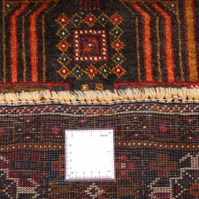 Tappeto corsia Tappeto Belutsch - 292 x 103 cm - rosso scuro