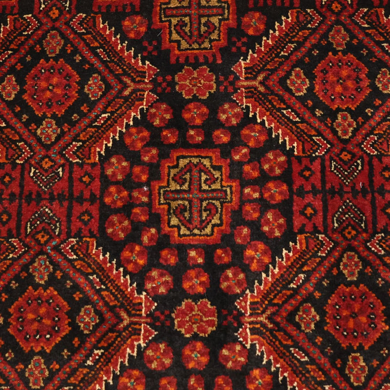 Tappeto corsia Tappeto Belutsch - 223 x 115 cm - rosso scuro
