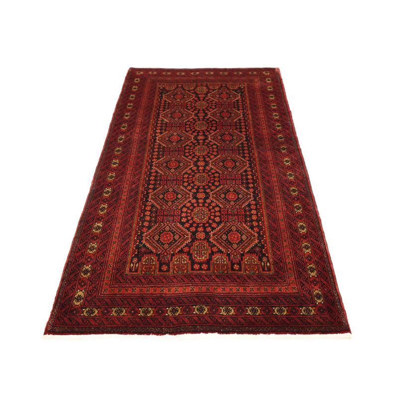 Tappeto corsia Tappeto Belutsch - 223 x 115 cm - rosso scuro