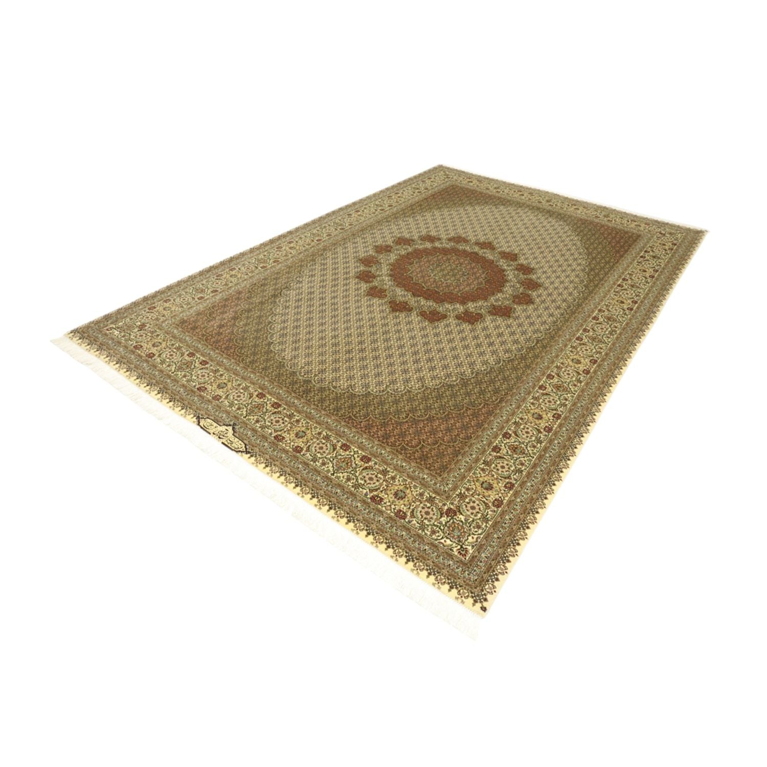 Tappeto Persero - Tabriz - Reale - Reale - 305 x 200 cm - sabbia