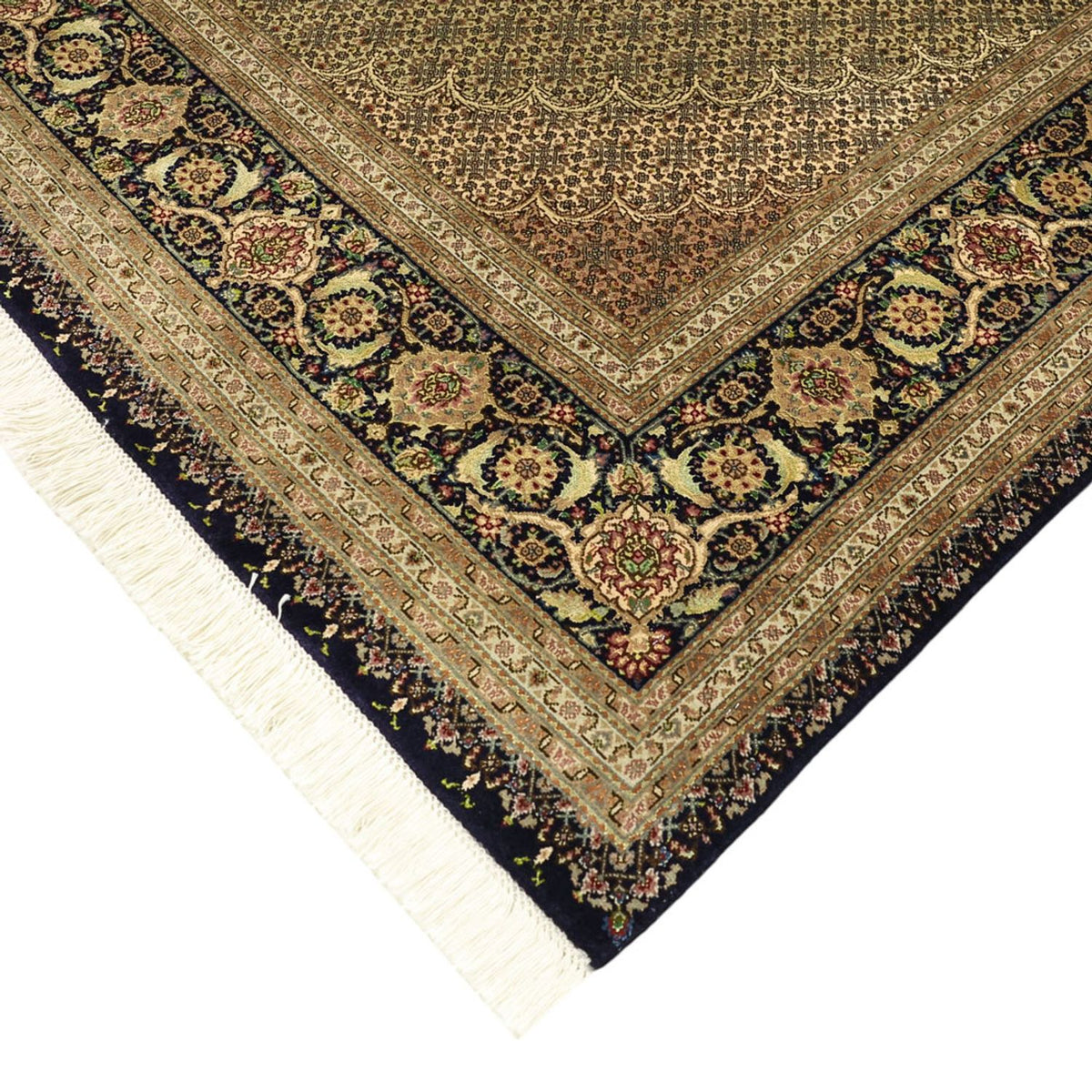 Tappeto Persero - Tabriz - Reale - Reale - 309 x 199 cm - beige scuro
