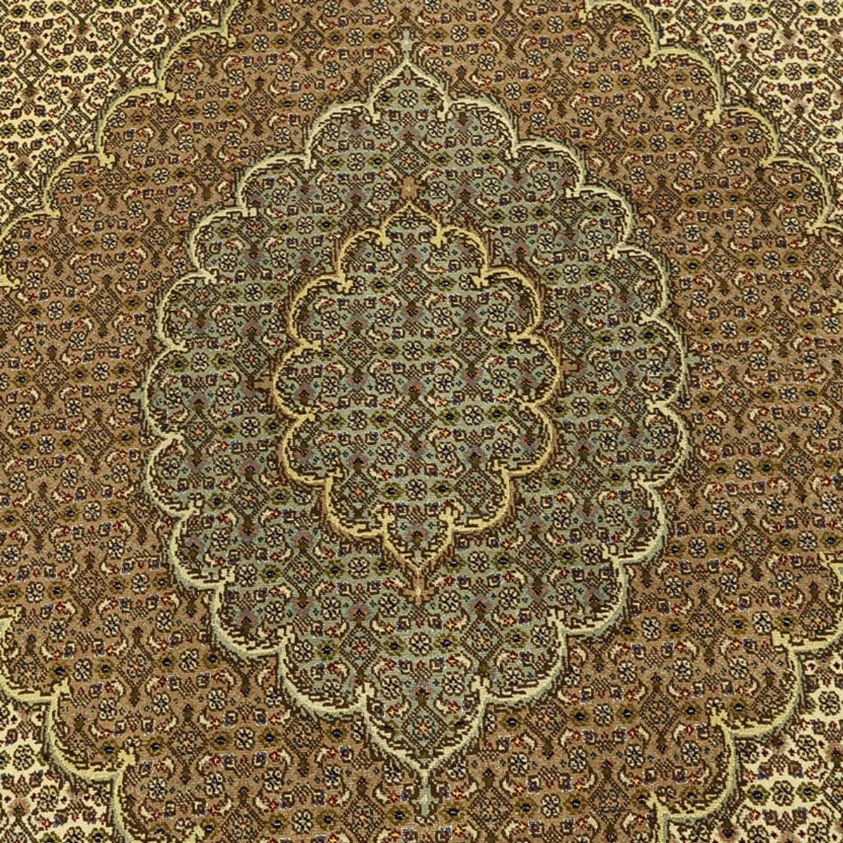 Tappeto Persero - Tabriz - Reale - Reale - 302 x 200 cm - beige scuro