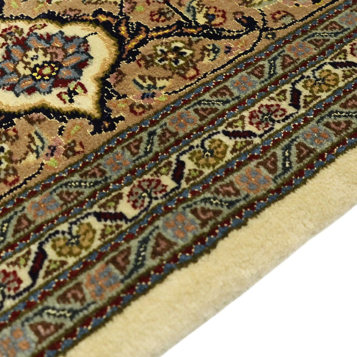 Tappeto Persero - Tabriz - Reale - Reale - 302 x 200 cm - beige scuro