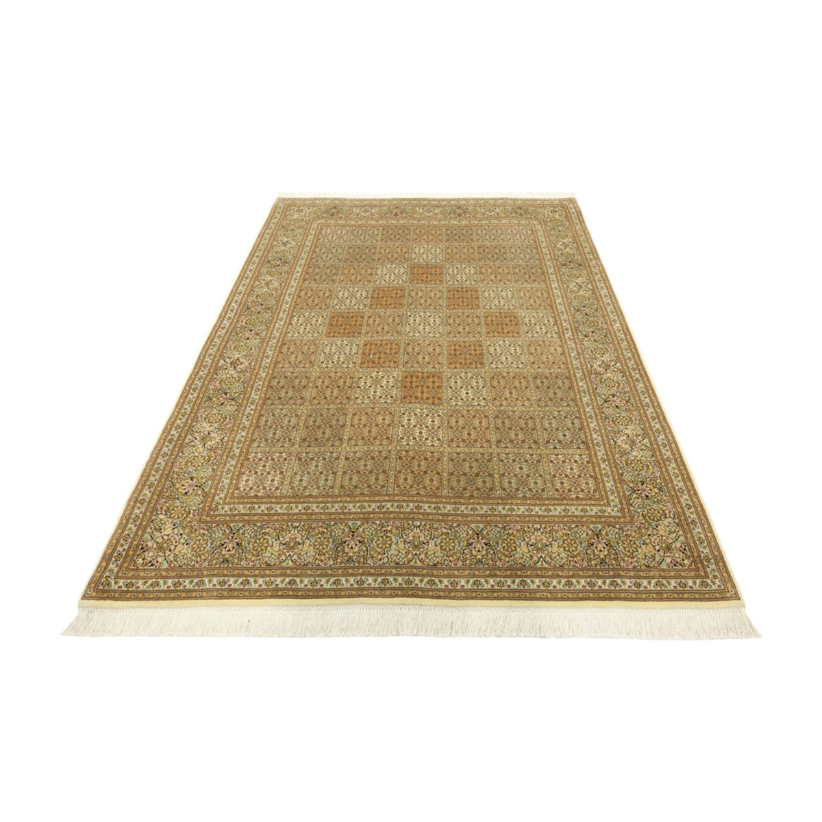 Tappeto Persero - Tabriz - Reale - Reale - 207 x 151 cm - beige scuro