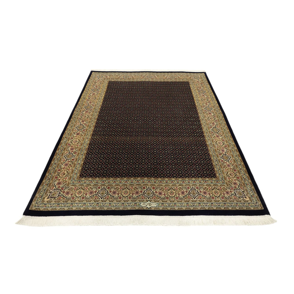 Tappeto Persero - Tabriz - Reale - Reale - 194 x 153 cm - beige scuro