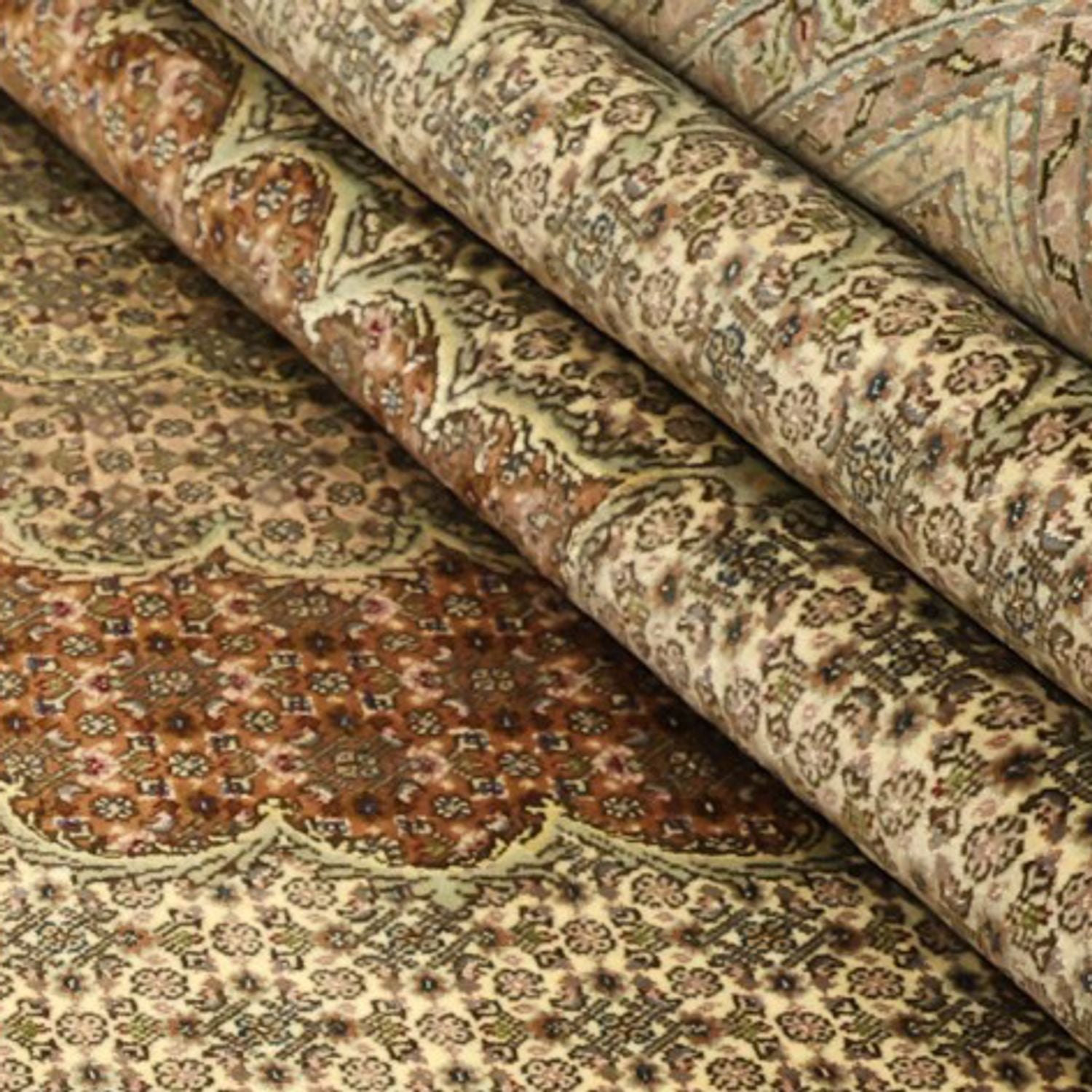 Tappeto Persero - Tabriz - Reale - Reale - 357 x 248 cm - beige chiaro