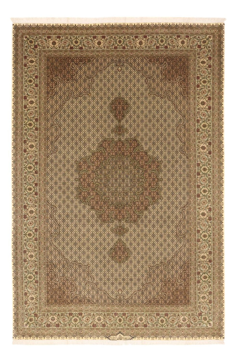 Tappeto Persero - Tabriz - Reale - Reale - 303 x 203 cm - beige scuro