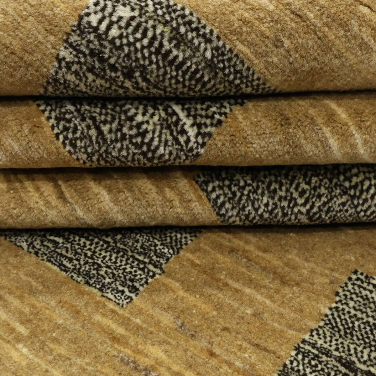 Tappeto Gabbeh - Loribaft Persero quadrato  - 200 x 194 cm - beige scuro