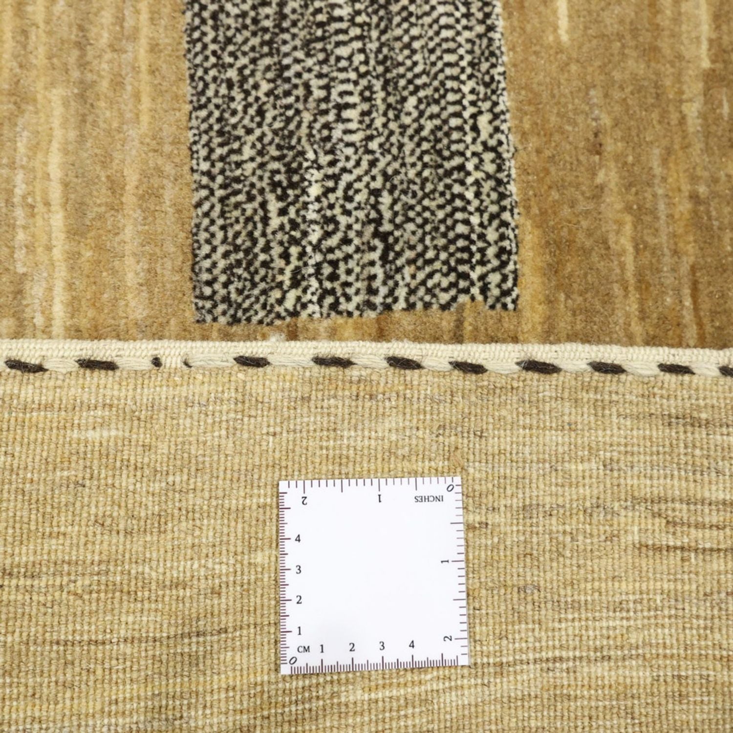 Tappeto Gabbeh - Loribaft Persero quadrato  - 200 x 194 cm - beige scuro