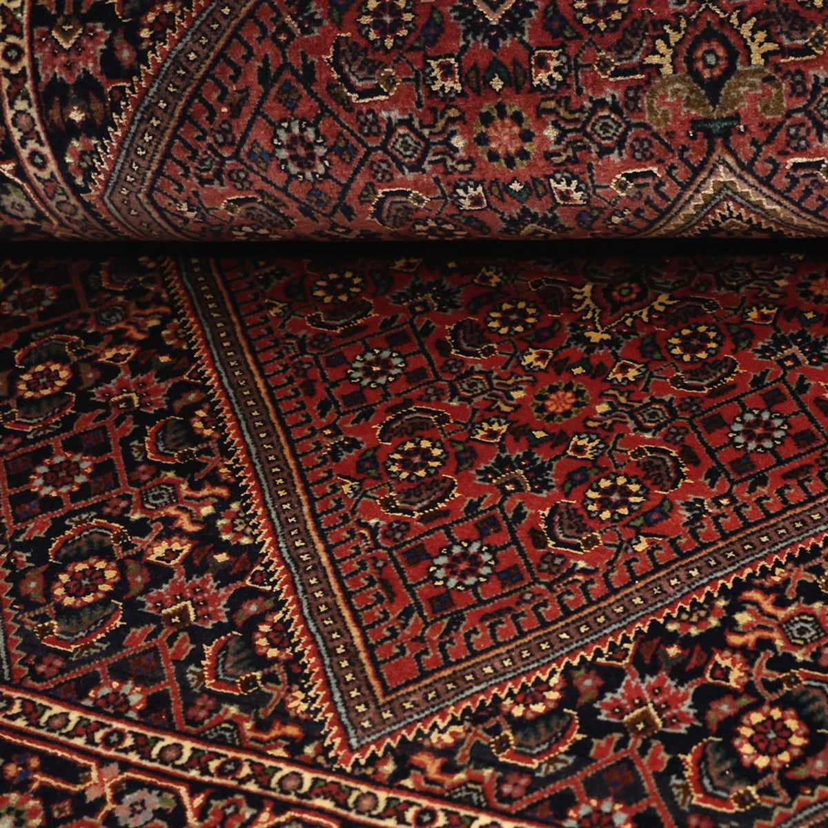 Tappeto Persero - Bidjar - 154 x 89 cm - rosso scuro