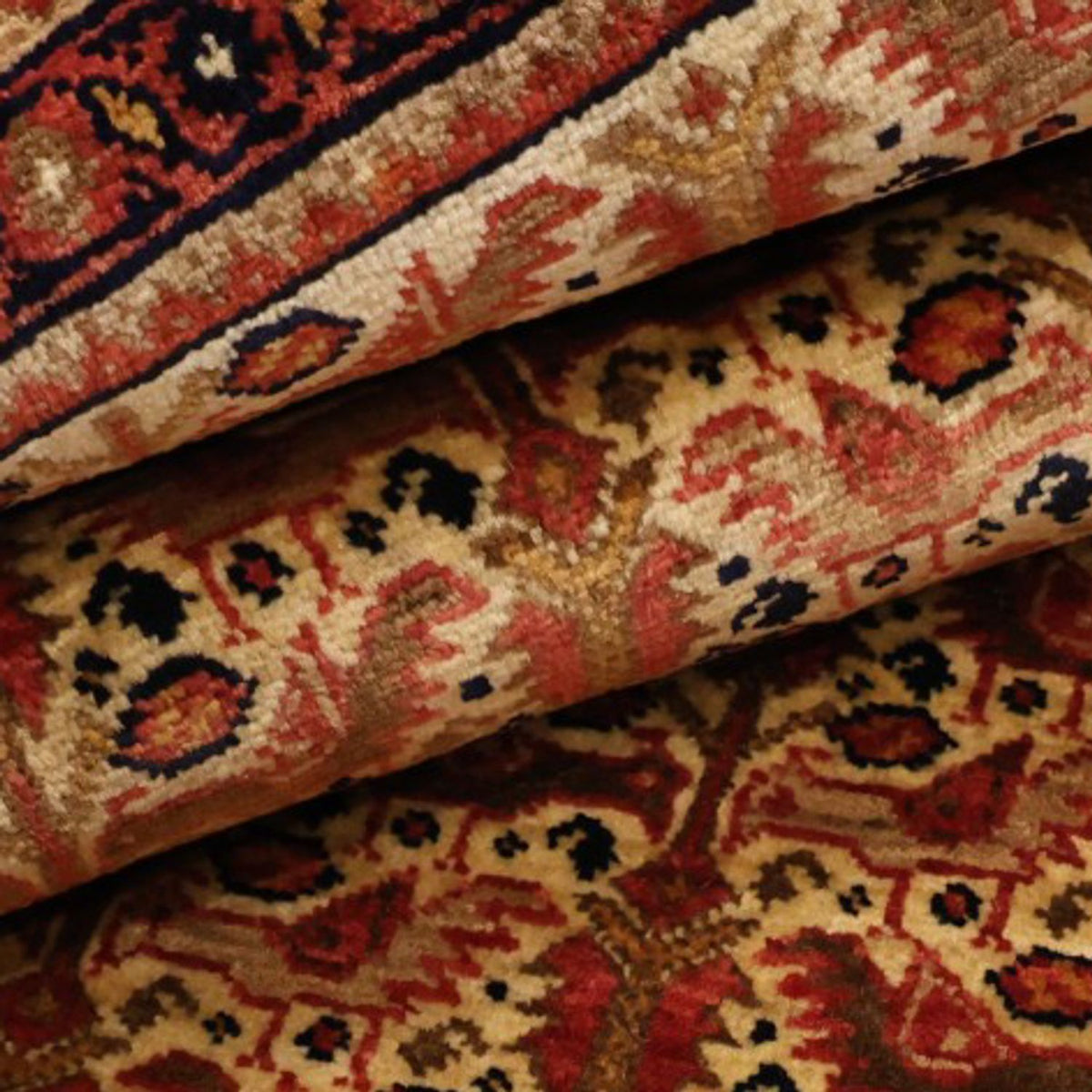 Tappeto corsia Tappeto Gabbeh - Loribaft Persero - 187 x 103 cm - marrone