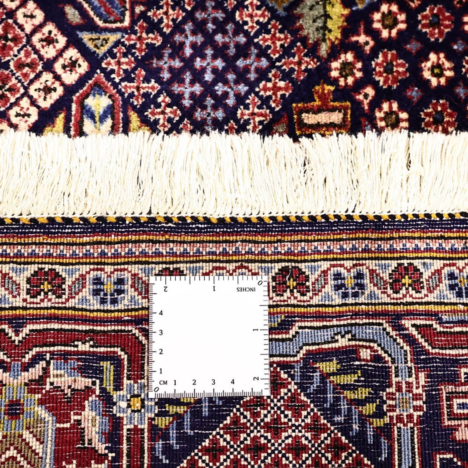 Tappeto Persero - Keshan - 215 x 140 cm - blu scuro
