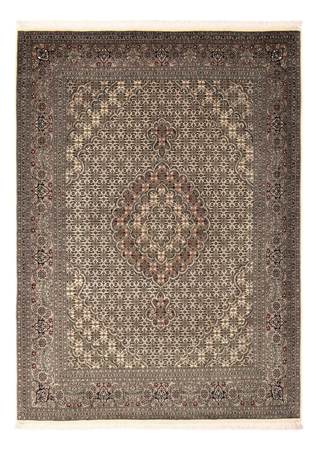 Tappeto Persero - Tabriz - Reale - Reale - 204 x 153 cm - argento