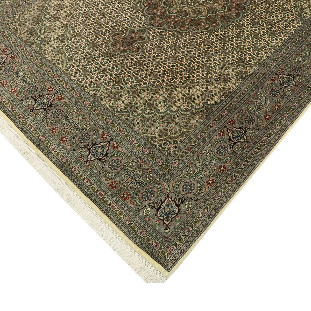 Tappeto Persero - Tabriz - Reale - Reale - 204 x 153 cm - argento