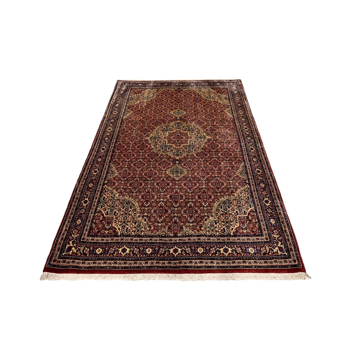 Tappeto Persero - Bidjar - 216 x 144 cm - rosso scuro
