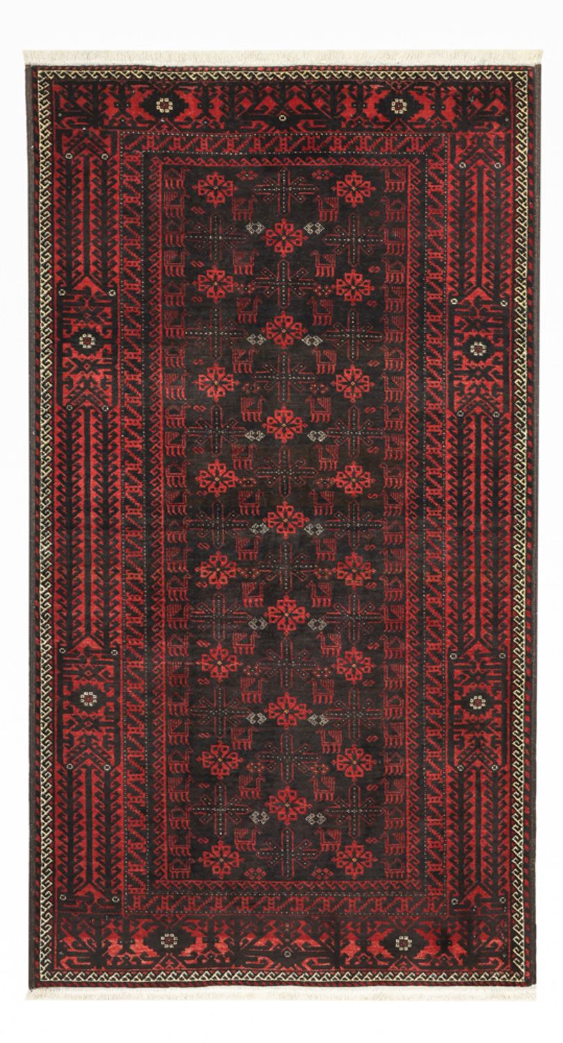 Tappeto Belutsch - 190 x 107 cm - rosso scuro