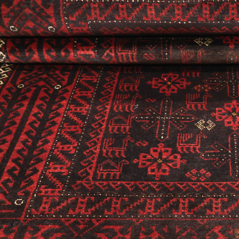 Tappeto Belutsch - 190 x 107 cm - rosso scuro