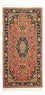 Tappeto Persero - Keshan - Ordito di seta - 122 x 59 cm - rosso
