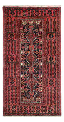 Tappeto corsia Tappeto Belutsch - 195 x 100 cm - rosso scuro