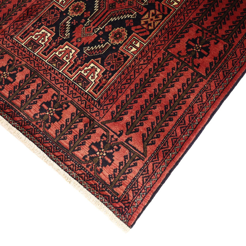 Tappeto corsia Tappeto Belutsch - 195 x 100 cm - rosso scuro