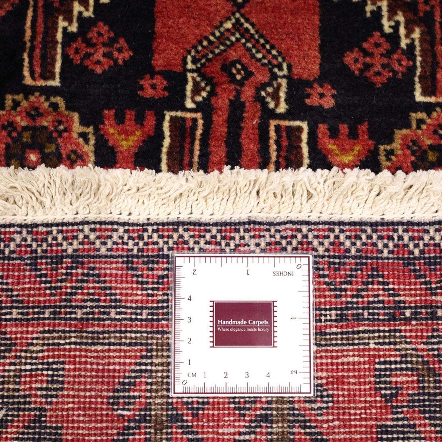 Tappeto corsia Tappeto Belutsch - 195 x 100 cm - rosso scuro