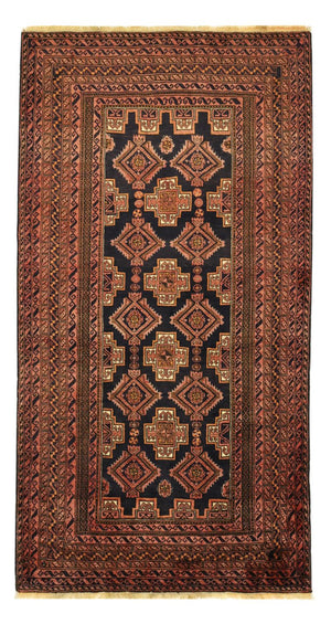 Tappeto corsia Tappeto Belutsch - 186 x 101 cm - marrone scuro