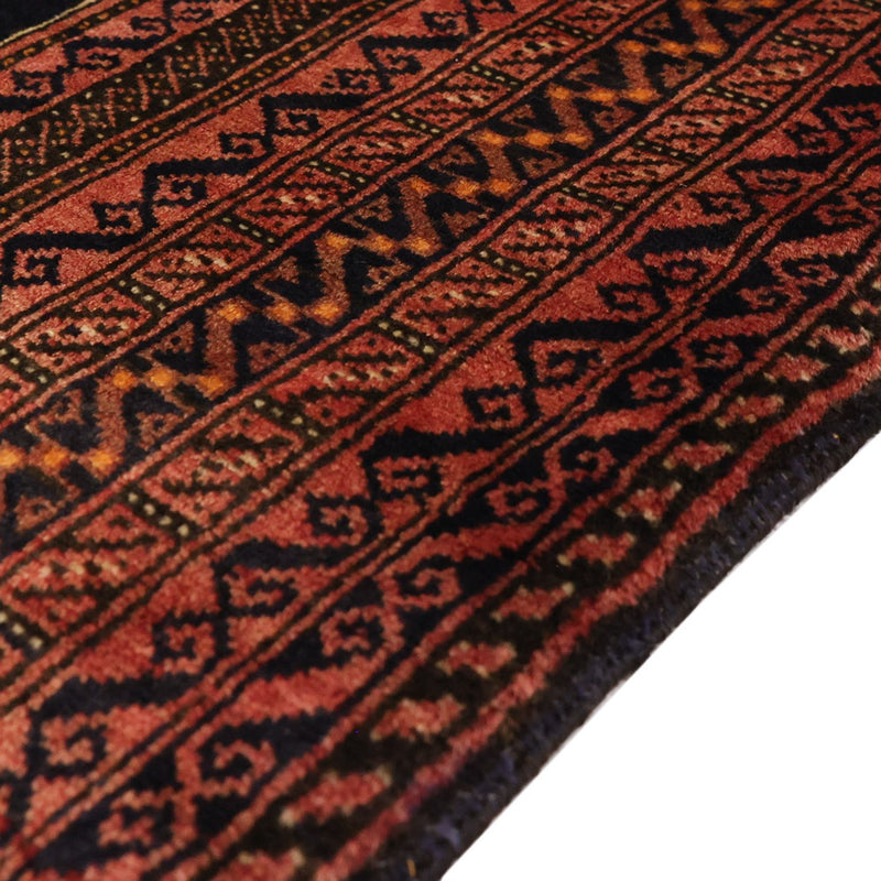 Tappeto corsia Tappeto Belutsch - 186 x 101 cm - marrone scuro
