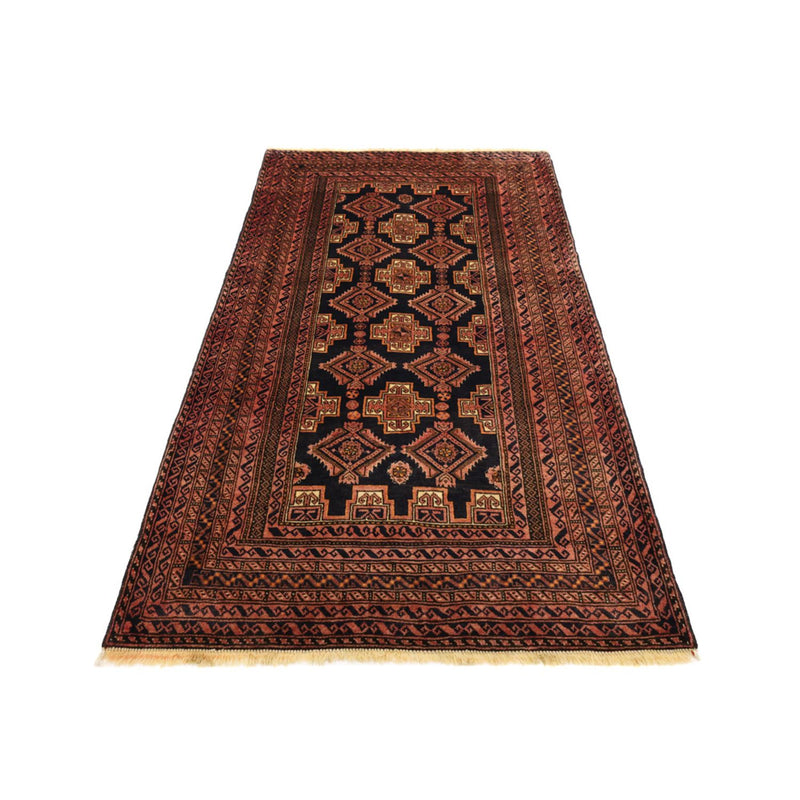 Tappeto corsia Tappeto Belutsch - 186 x 101 cm - marrone scuro