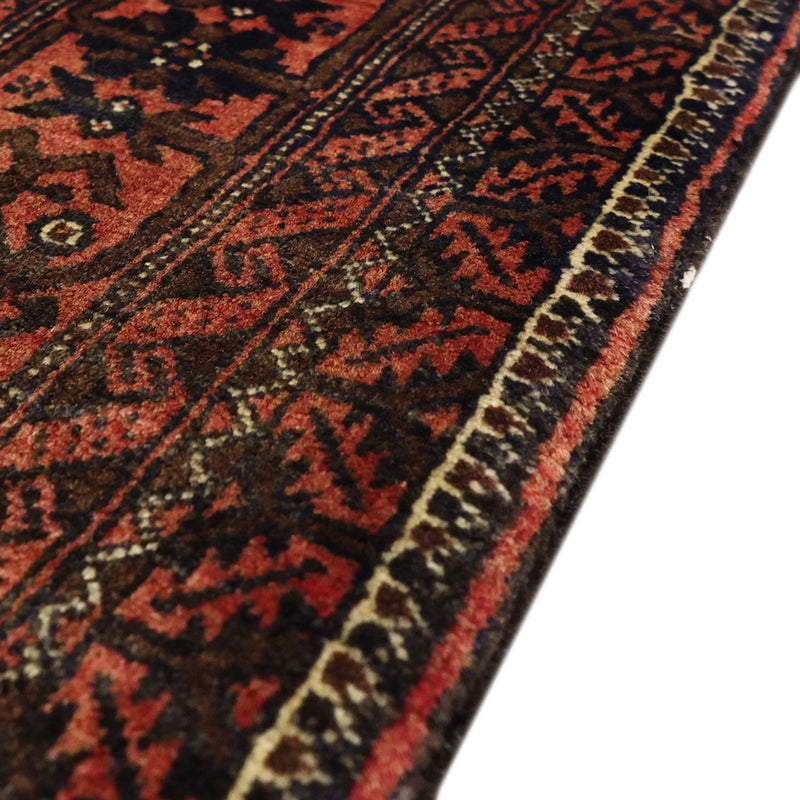 Tappeto corsia Tappeto Belutsch - 198 x 109 cm - marrone scuro