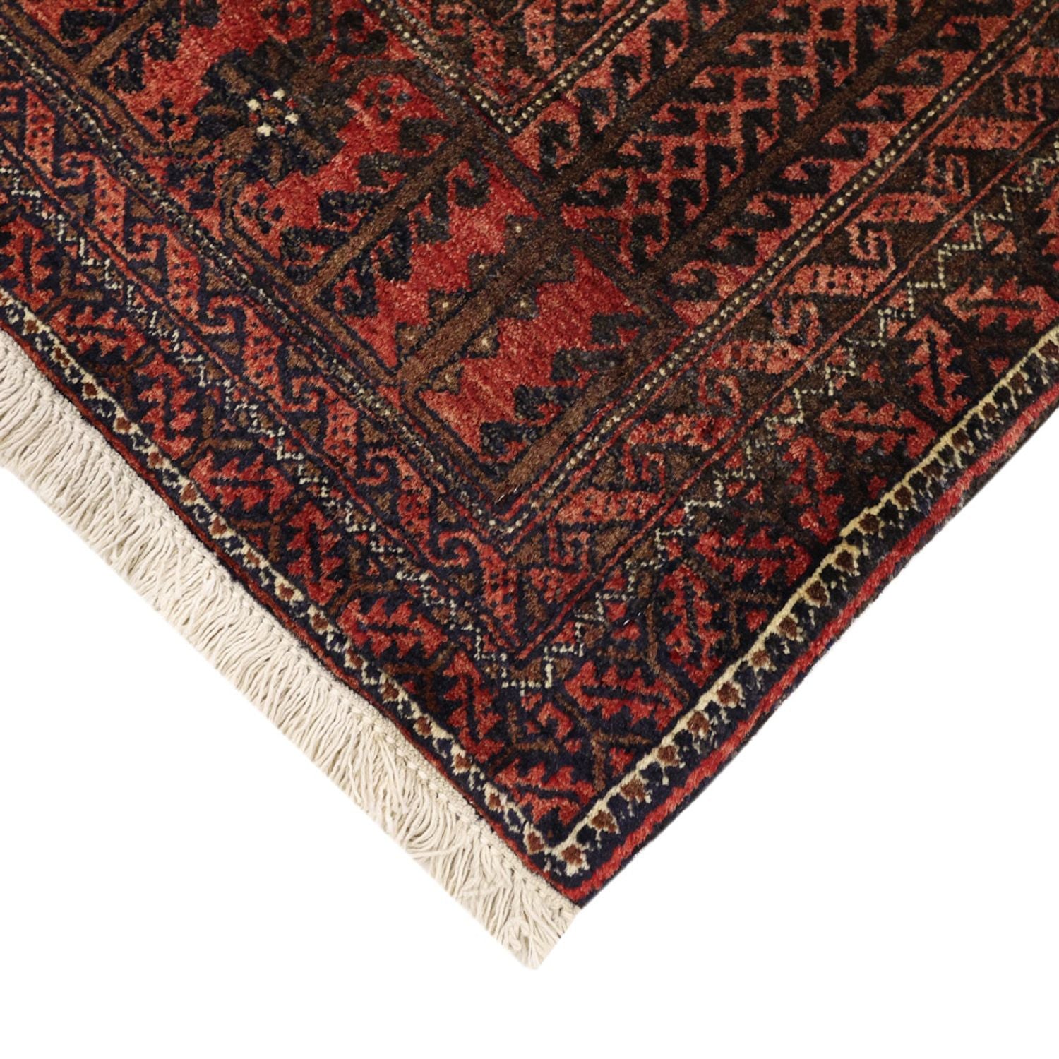 Tappeto corsia Tappeto Belutsch - 198 x 109 cm - marrone scuro