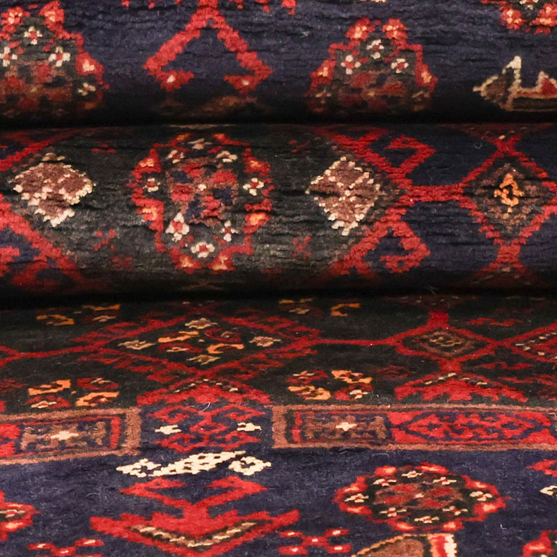 Tappeto corsia Tappeto Belutsch - 194 x 101 cm - rosso scuro